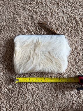 Handmade Genuine Calf Hair Fur Pouch Clutch